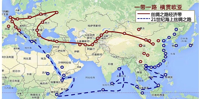 经典的一带一路指的是什么的视图