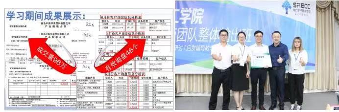 青岛中新华美参加单仁电子商务学院现场