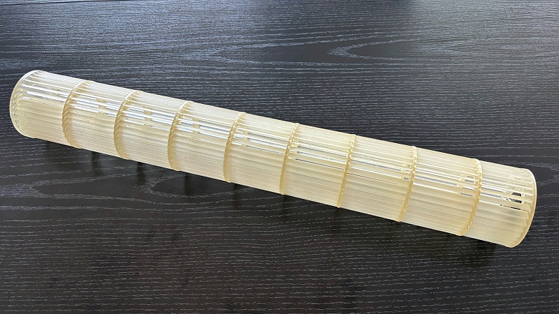 想要空调舒适安静，贯流风扇叶就用玻纤增强AS材料