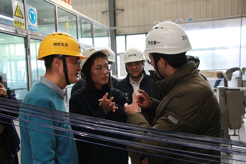 西班牙汽车注塑厂参观生产一线---青岛中新华美塑料有限公司