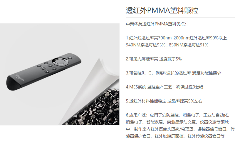 透红外PMMA材料