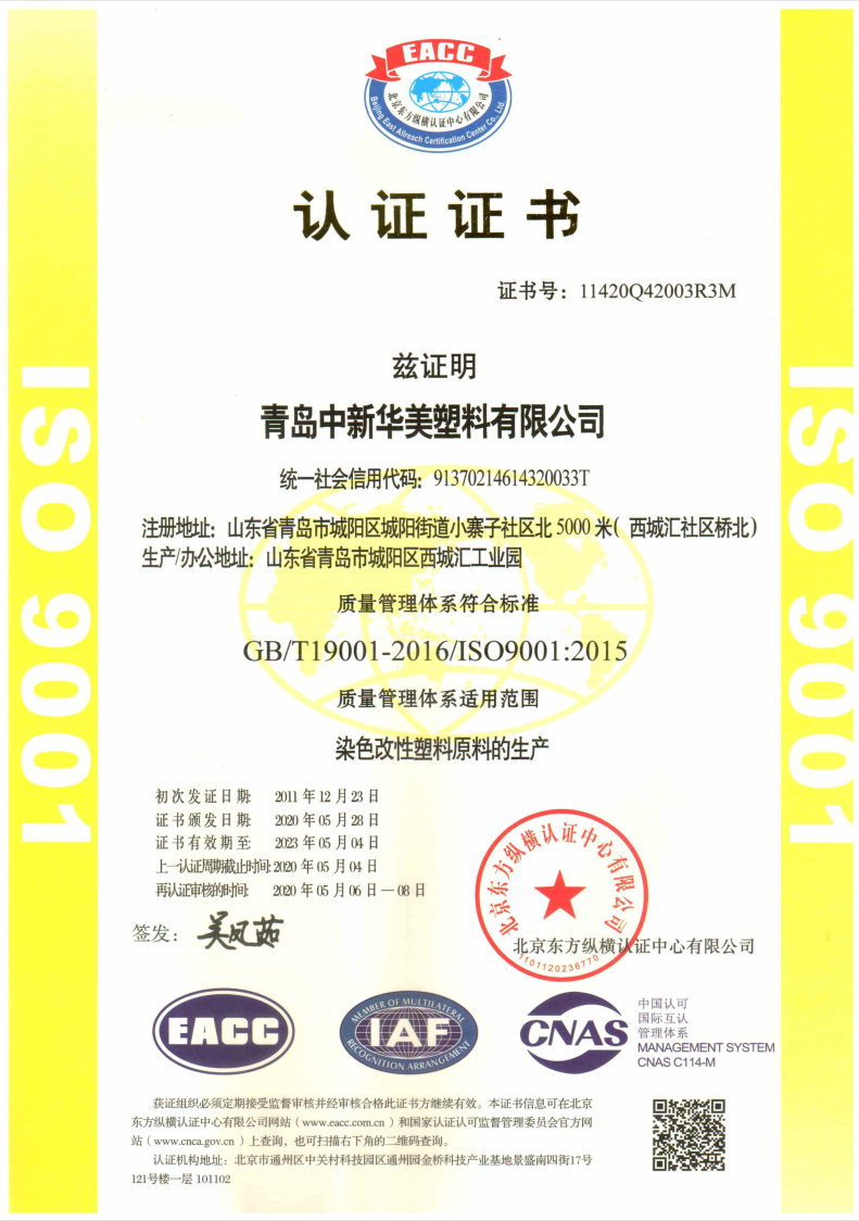 ISO9001 2015质量管理体系