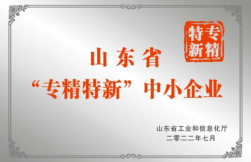 山东省专精特新中小企业
